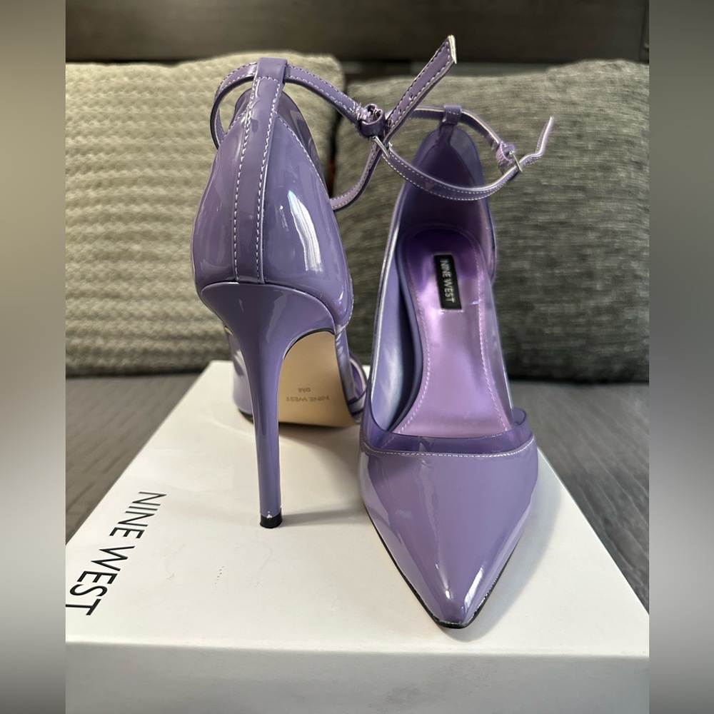 Nine West purple heels